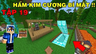 SINH TỒN TRONG RỪNG TẬP 19 | Làm Căn Hầm Kim Cương Bí Mật Dưới Đất | Trong Minecraft Pe..!!