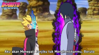 Menegangkan ! Duel Borushiki Melawan Sasuke Uchiha, serta ajal Naruto Semakin Dekat - Spoiler Ch54