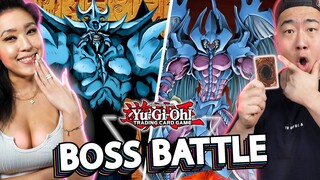 The DIVINE Boss Battle! GODS VS SACRED BEASTS (Raviel vs Obelisk) in Yu-Gi-Oh Master Duel