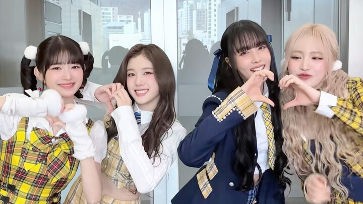 Four tall and cute girls from STAYC and IVE team up to take on the new song "Rebel Heart" challenge.