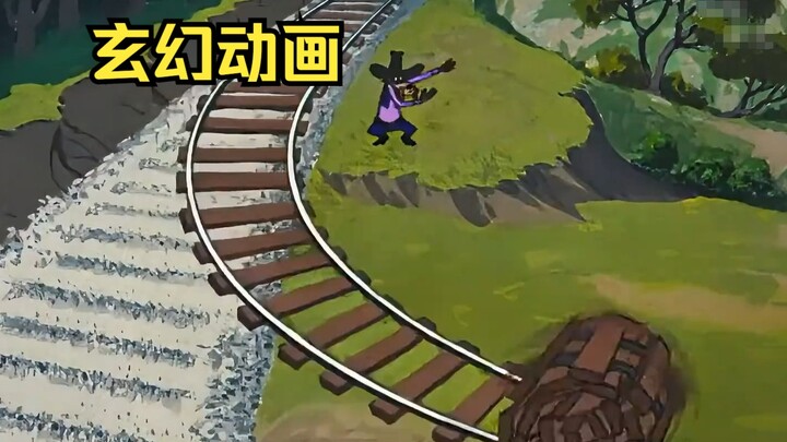 没想到这竟是一部玄幻动画，徒手改变轨道以及穿越的火车