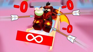I cheated by becoming INVINCIBLE in Roblox Bedwars..