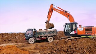 MOBIL TRUK KONTAINER - BULDOSER - EXCAVATOR -TRUK OLENg - DAN HARI KERJA