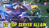 AOV : QI GAMEPLAY | VS TOP SERVER ALLAIN - ARENA OF VALOR LIÊNQUÂNMOBILE ROV