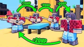FULL HEALER TEAM! *Infinite Health!* Roblox BedWars