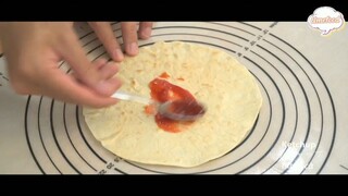 Bánh Taco Mexico khoai tây chiên 3 #amthuc