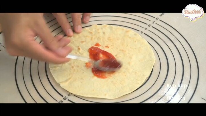 Bánh Taco Mexico khoai tây chiên 3 #amthuc