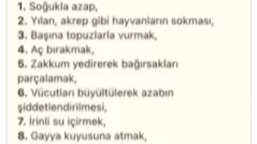 Emirhan Takva - Cehennem'in cezalarını yorumluyor