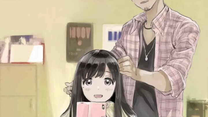 The painting style is so cute, it must be pure love!