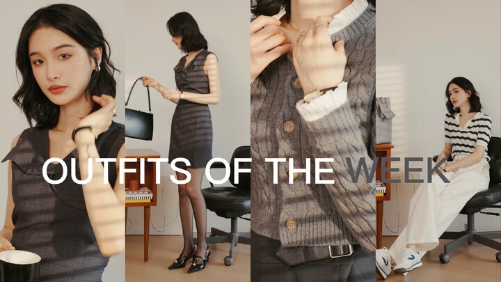 👧🏻 Bagaimana cara berpakaian hitam-putih-abu-abu agar terlihat modis | OOTW untuk kerja · 173/49