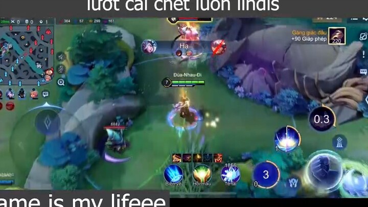lướt cái chết luôn lindis p4 #gameismylifeee
