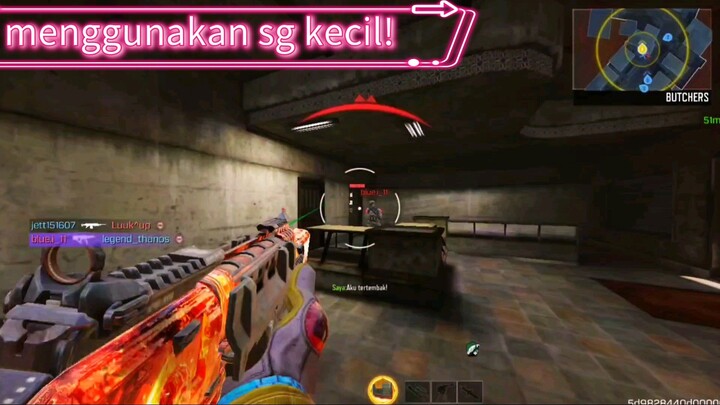 menggunakan sg mini! - call of Duty Mobile