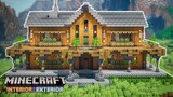 Minecraft Interior & Exterior: Spruce Mansion (Two-Player Survival House)
