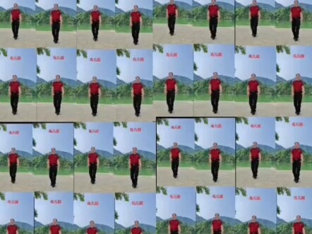 4096个《鸟儿摇》同时播放