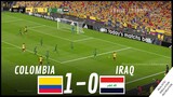 Colombia vs. Irak [1-0] HIGHLIGHTS | Video Juego Simulación & Recreación