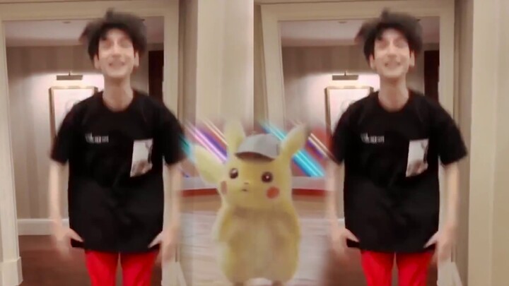 [Luo Yunxi][Pikachu]Rong.Colu Pika.Qi|Tidak ada gunanya Pikachu tidak bisa melangkah tanpaku. Pertun