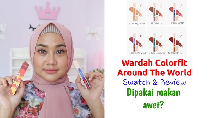 Concealer Bibir? Wardah Colorfit Last All Day Lip Paint All Around The World Swatch!!!