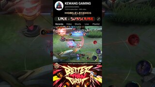 AKANA KUKEJAR SAMPAI TURETMU #mobilelegends #cici #mlbb #shorts