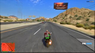 GTA 5 #1 Độ 400 Mã Lực Môtô Kawasaki ZX10r Đi Cướp Ngân Hàng VịtComBank