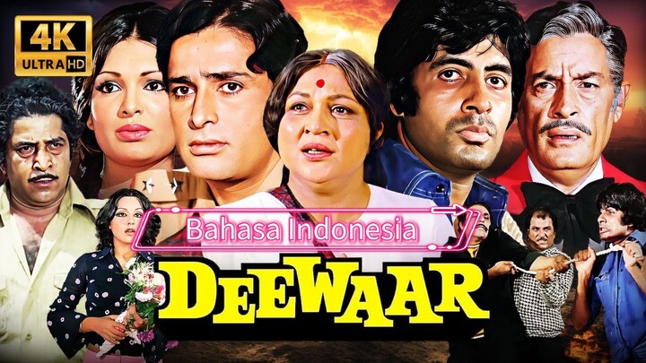 film _ Jack yudhik _ India _ Deewaar 1975 _ Bahasa Indonesia _ Amitabh Bachchan _ Sashi kapoor_ nitu