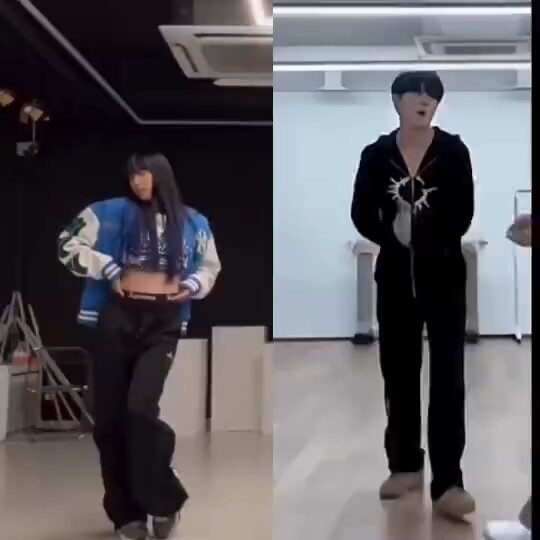 Nhấn like so sánh trực tiếp màn trình diễn thử thách của Hanbin và thầy Bada