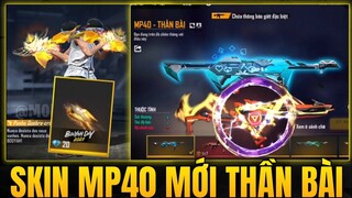 Free Fire - Review  Skin Nấm Đấm Mới Cực Đỉnh Booyah Quyền 2021 - Skin MP40 Thần Bài | Chế Tác Mới