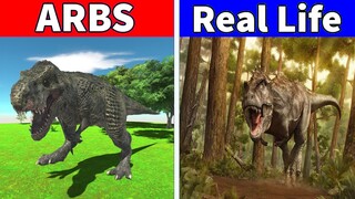CARNIVORE DINOSAURS UNIT VS WORLD | ARBS vs REAL LIFE | Animal Revolt Battle Simulator