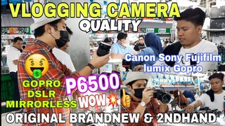 PRESYO ng VLOGGING CAMERA CANON SONY FUJIFILM DSLR,MIRRORLESS Gopro brandnew & secondhand Greenhills