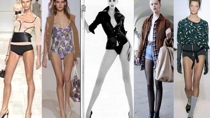 [Barbie Legs & Manga Legs] Top Models’ Unrealistically Gorgeous Legs — Truly Slender and Straight [E