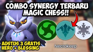 COMBO SYNERGY TERBARU MAGIC CHESS UPDATE!! NECROKEEP ELEMENTALIST!! TRIK BLESSING MAGIC CHESS UPDATE