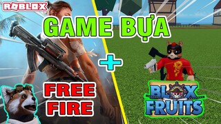 Roblox - Không Thể Nhịn Cười Khi Chơi Tựa Game Blox Fruits Kết Hợp Với Free Fire Của Admin RIP INDRA