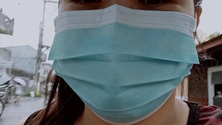 payong + sumbrero proteksyon sa ambon 😊😄😄