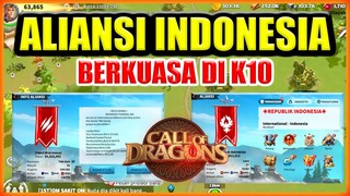 ALIANSI INDONESIA BERKUASA DI SERVER K10 GAME CALL OF DRAGONS !!
