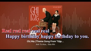 Chị Mẹ Anh Tú (OST Gặp Lại Chị Bầu) | KARAOKE