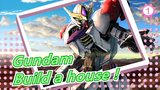Build a house to install Gundam! Burn the night to make Free Gundam Gnaku by handmade glue board_1