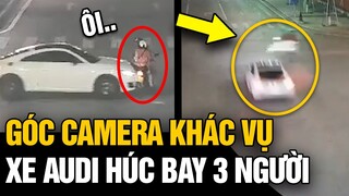 2 góc CAMERA khác vụ xe Audi HÚC BAY gia đình 3 người ở Bắc Giang