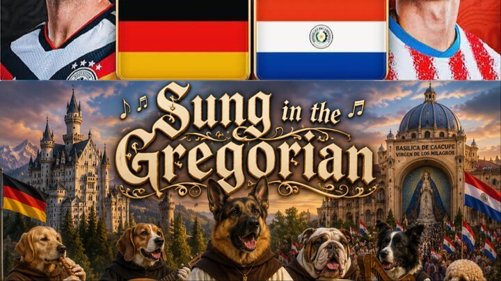 Germany VS Paraguay Sung in Gregorian Chant