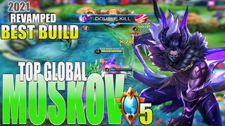 Moskov Best Hero Build this 2021|Top 5 Global by:BAKA FLEX TO | Revamped Moskov Gameplay - MLBB