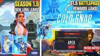 Apex Legends Mobile New S1.5 Huge Leaks 🔥 + New Update Loba Legend Leaks! | Apex Mobile Leaks!