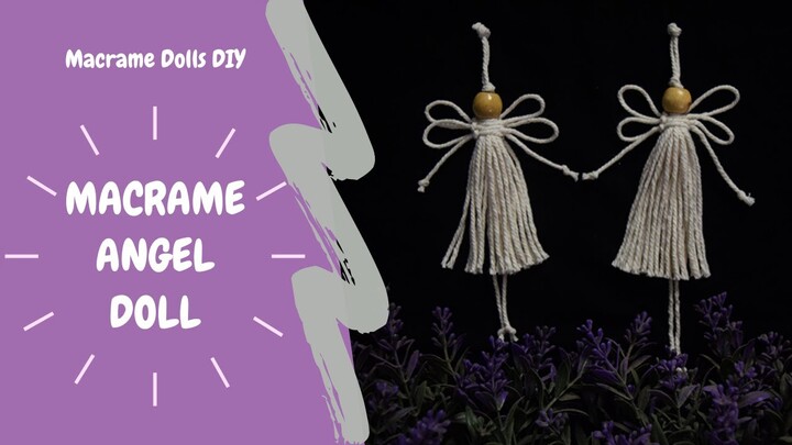 MACRAME ANGEL DOLL || Macrame Dolls DIY