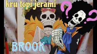 Yohohohoo....!! Drawing anime One Piece|| Brook si pendekar tengkorak