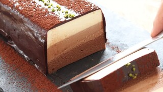 Không cần lò nướng cũng có thể làm được! Bánh cheesecake sô-cô-la mịn mượt, thơm ngon~