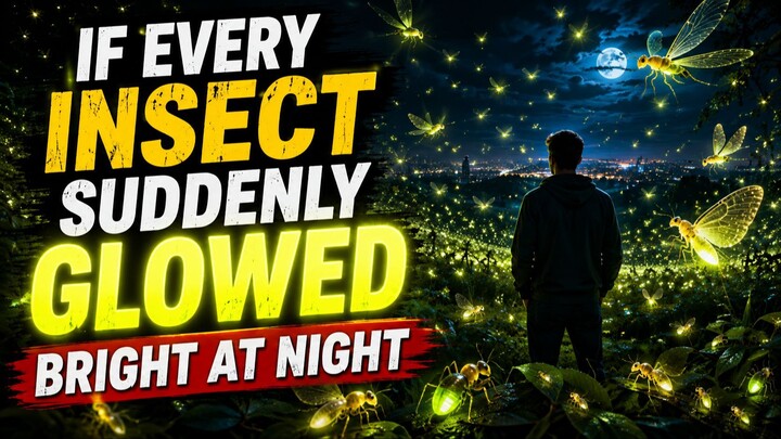 If Every Insect Suddenly Glowed Bright at Night ✨🐜