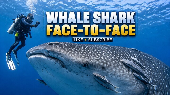 Whale Shark Face-To-Face