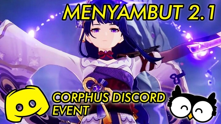 MENYAMBUT 2.1, CORPHUS DISCORD EVENT - Genshin Impact