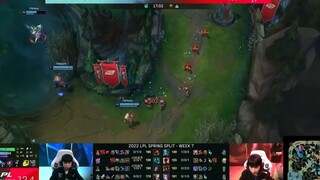 V5 vs UP _ Highlights - Game 1 _ Tuần 7 Ngày 7 _ LPL Mùa Xuân 2022