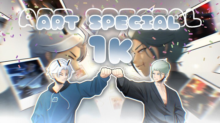 Terima Kasih Supportnya 🎉🎉 | Art Special 1.0k Followers