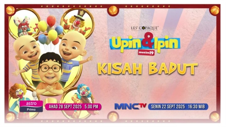 Upin & Ipin Musim 19 - Kisah Badut (Full Episode)