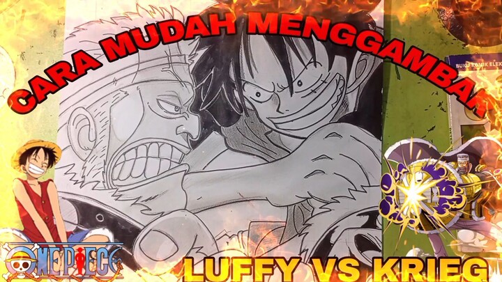 cara yg sangat mudah menggambar anime one piece