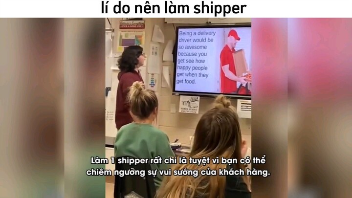 lý do nên làm shipper